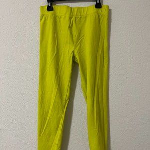 Yellow workout leggings-S
